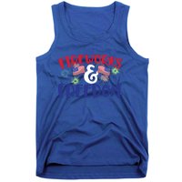 Fireworks And Freedom Fourth Of July Cool Gift Tank Top