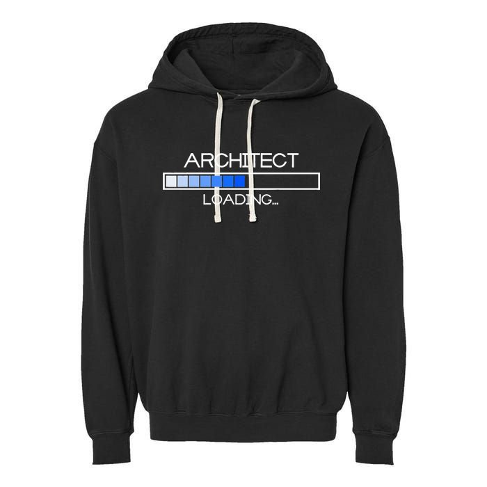 Future Architect Funny Architecture University Graduation Garment-Dyed Fleece Hoodie