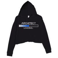 Future Architect Funny Architecture University Graduation Crop Fleece Hoodie