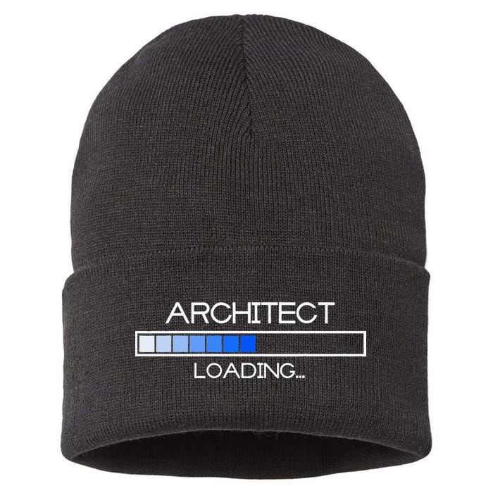 Future Architect Funny Architecture University Graduation Sustainable Knit Beanie