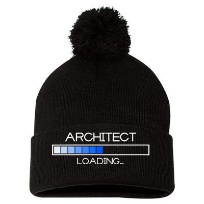 Future Architect Funny Architecture University Graduation Pom Pom 12in Knit Beanie