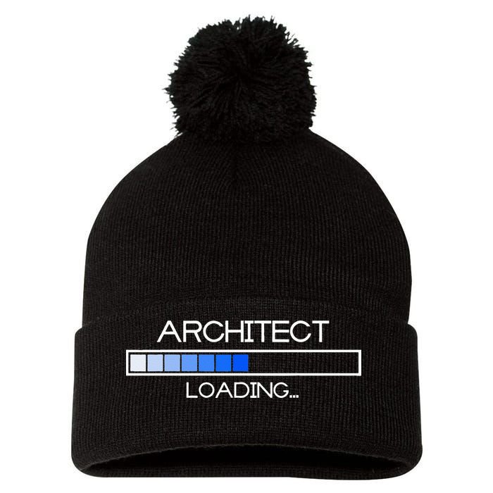 Future Architect Funny Architecture University Graduation Pom Pom 12in Knit Beanie