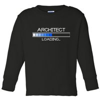 Future Architect Funny Architecture University Graduation Toddler Long Sleeve Shirt