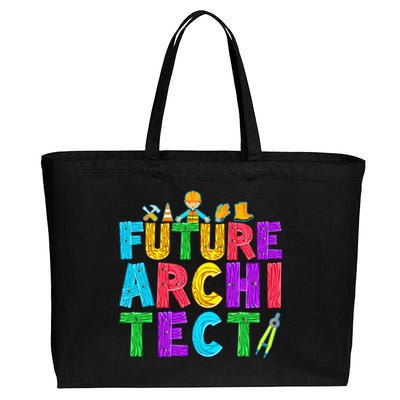 Future Architect Cotton Canvas Jumbo Tote