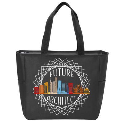 Future Architect Zip Tote Bag