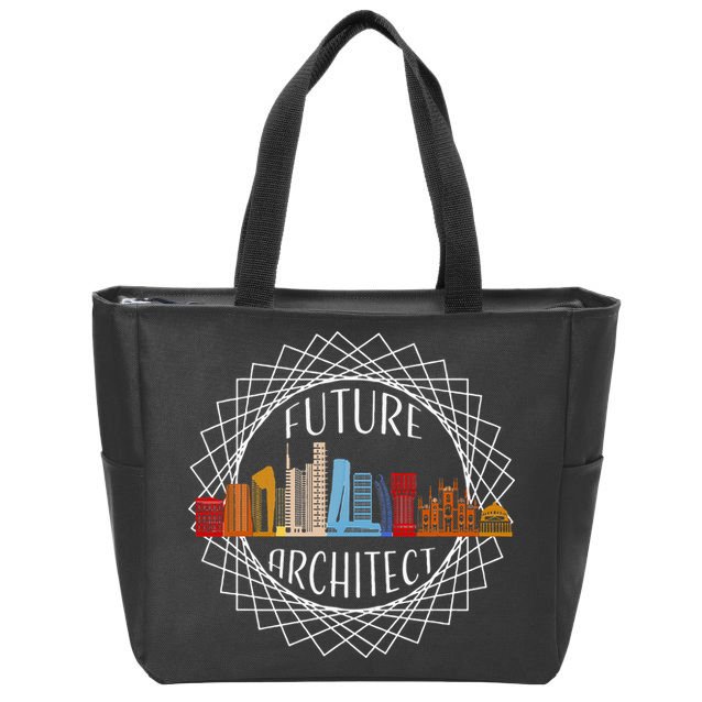 Future Architect Zip Tote Bag