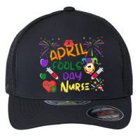 Funny April Fool's Day for Nurse Flexfit Unipanel Trucker Cap