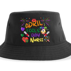 Funny April Fool's Day for Nurse Sustainable Bucket Hat