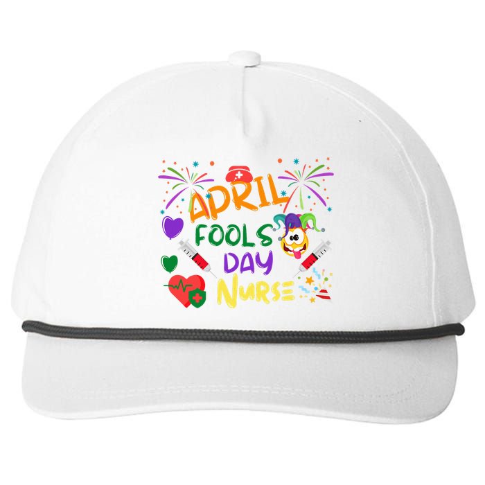 Funny April Fool's Day for Nurse Snapback Five-Panel Rope Hat