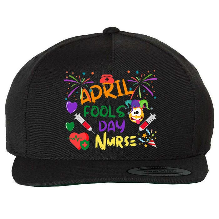 Funny April Fool's Day for Nurse Wool Snapback Cap