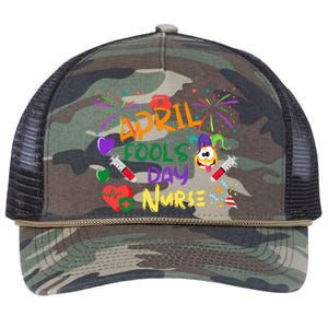 Funny April Fool's Day for Nurse Retro Rope Trucker Hat Cap