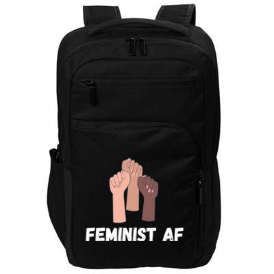 Feminist Af Feminist Gift Impact Tech Backpack