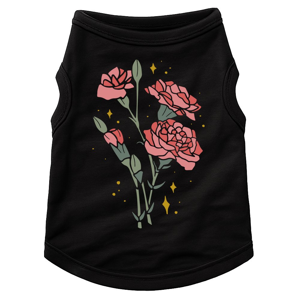 Flower Art Doggie Tank