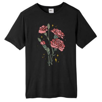 Flower Art Tall Fusion ChromaSoft Performance T-Shirt