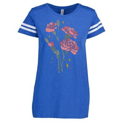 Flower Art Enza Ladies Jersey Football T-Shirt