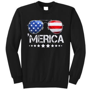 Funny American Flag Patriotic Fourth Sweatshirt