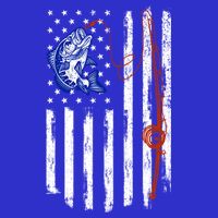 Fishing American Flag 4th Of July Usa Patriotic Fish Lover Gift Kids T-Shirt
