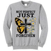 Forgiven and Funny Christian  for Jesus Lovers Tall Sweatshirt