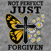 Forgiven and Funny Christian  for Jesus Lovers Tall Hoodie