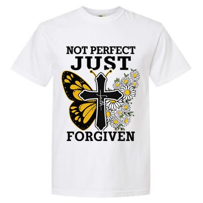 Forgiven and Funny Christian  for Jesus Lovers Garment-Dyed Heavyweight T-Shirt