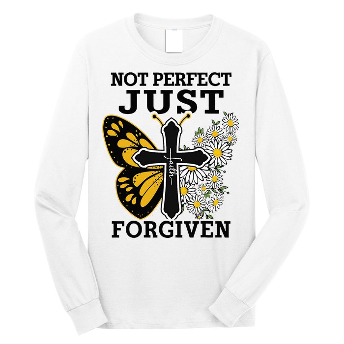 Forgiven and Funny Christian  for Jesus Lovers Long Sleeve Shirt