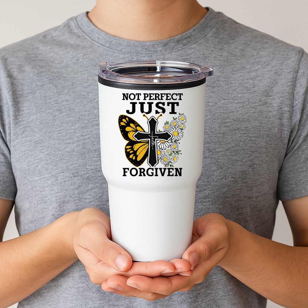 Forgiven and Funny Christian  for Jesus Lovers Tumbler