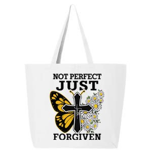 Forgiven and Funny Christian  for Jesus Lovers 25L Jumbo Tote