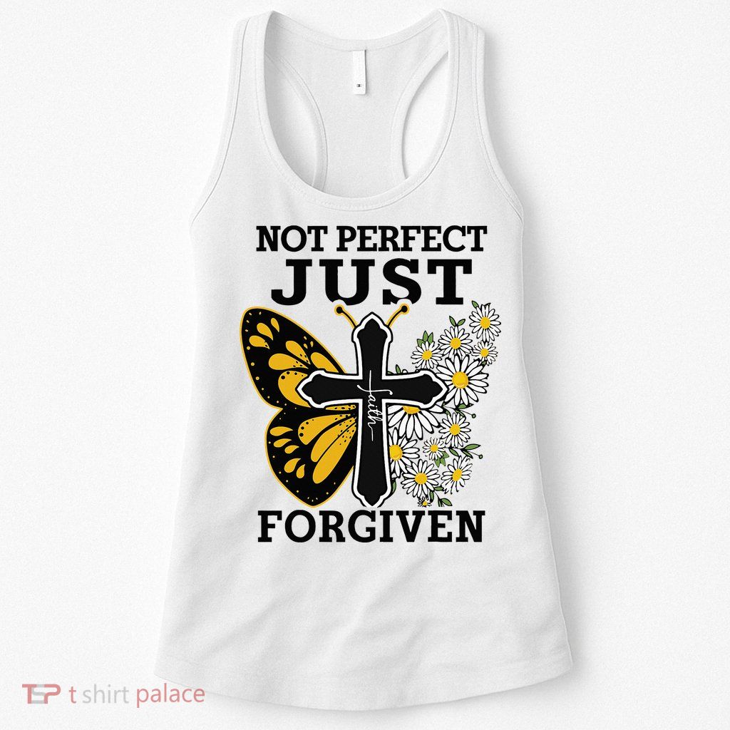 Forgiven and Funny Christian  for Jesus Lovers Womens Tank Top