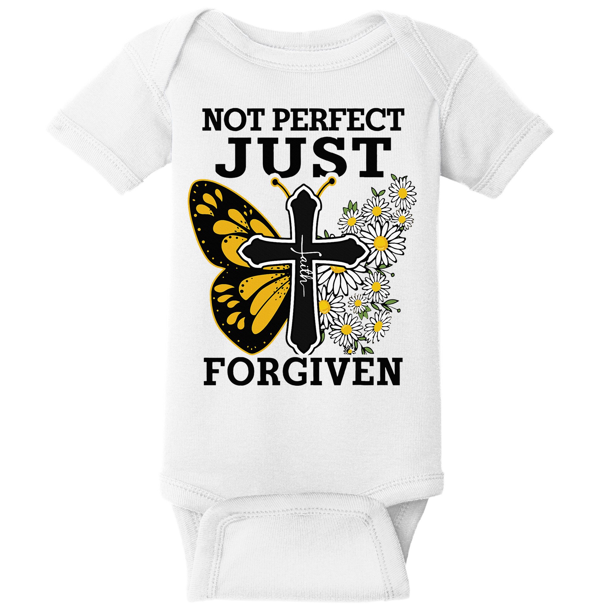 Forgiven and Funny Christian  for Jesus Lovers Baby Bodysuit