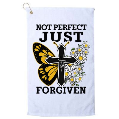 Forgiven and Funny Christian  for Jesus Lovers Golf Towel