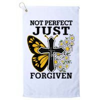 Forgiven and Funny Christian  for Jesus Lovers Golf Towel