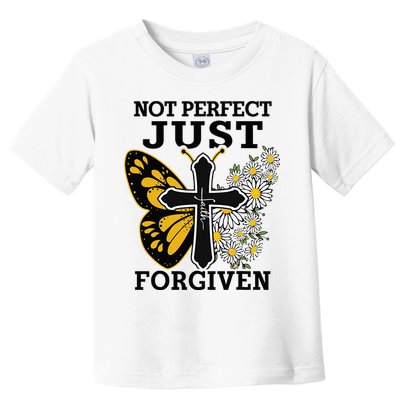 Forgiven and Funny Christian  for Jesus Lovers Toddler T-Shirt