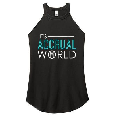 Funny Accounting Women's Perfect Tri Rocker Tank