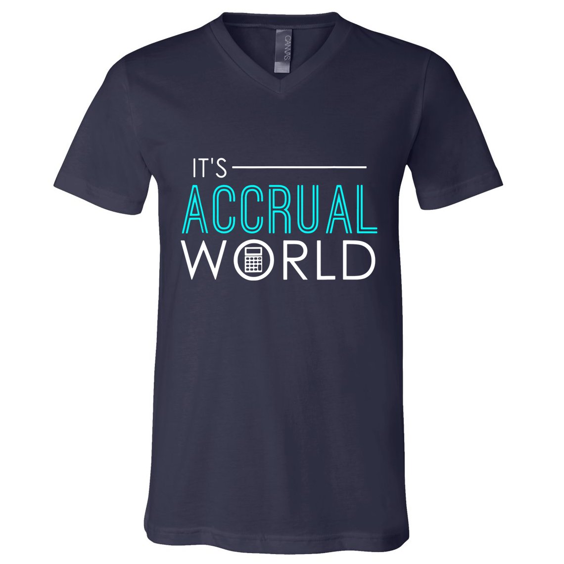Funny Accounting V-Neck T-Shirt