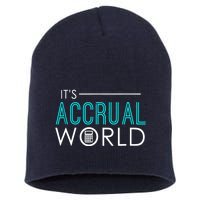 Funny Accounting Short Acrylic Beanie