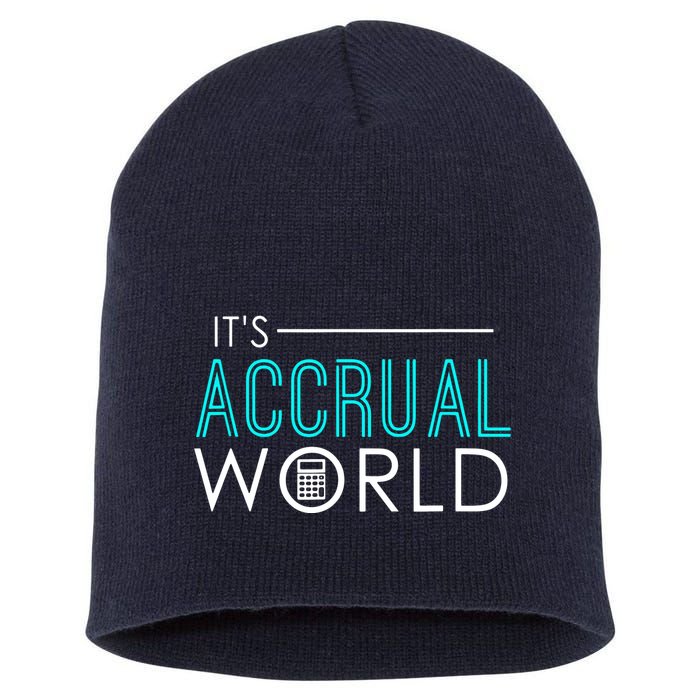 Funny Accounting Short Acrylic Beanie