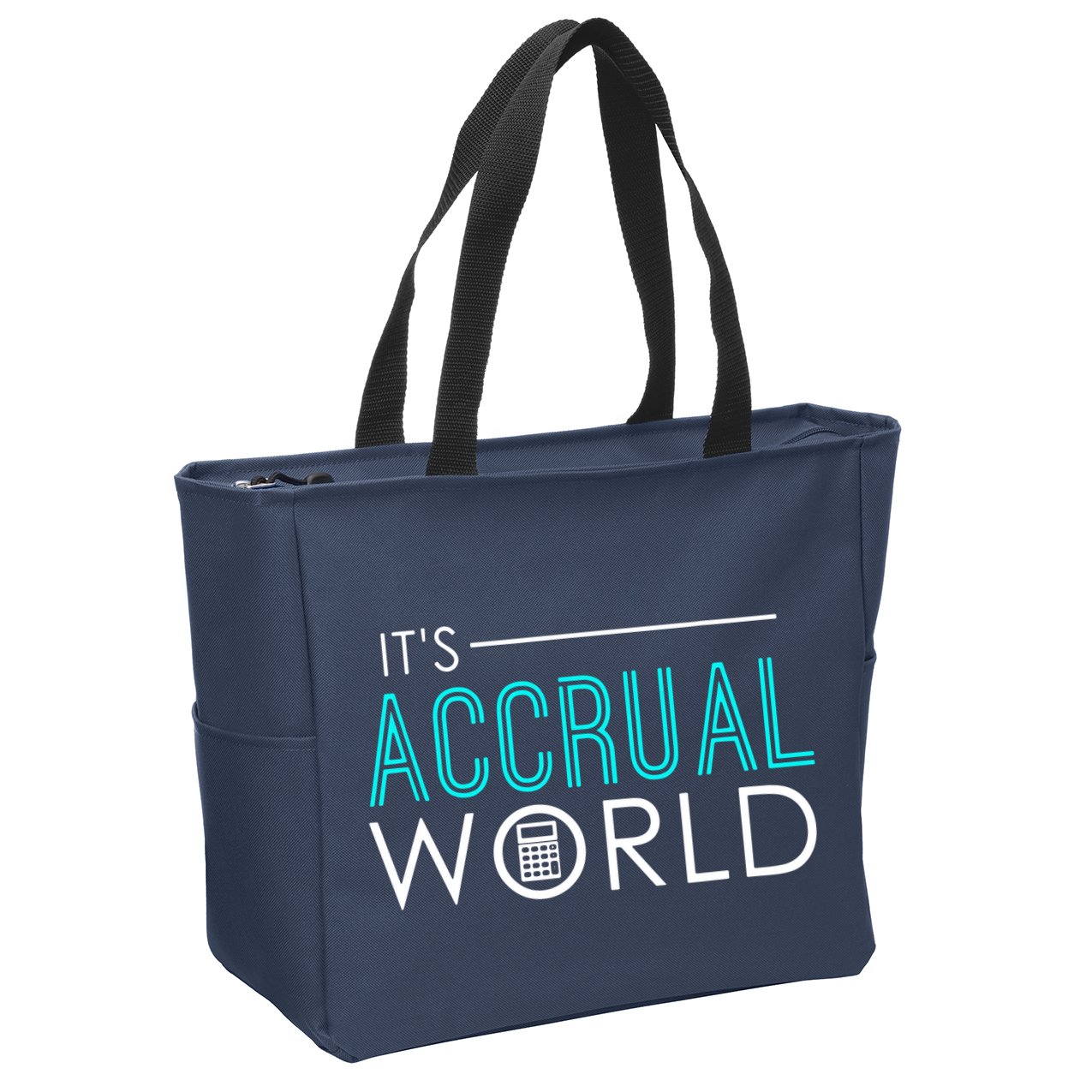 Funny Accounting Zip Tote Bag