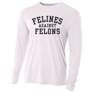 Felines Against Felons Childless Cat Lady Cooling Performance Long Sleeve Crew