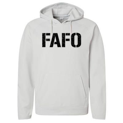 FAFO ACRONYM Performance Fleece Hoodie