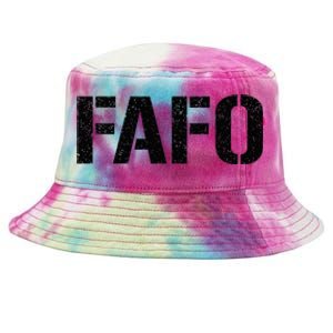 FAFO ACRONYM Tie-Dyed Bucket Hat