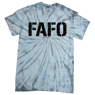 FAFO ACRONYM Tie-Dye T-Shirt