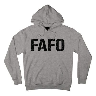 FAFO ACRONYM Tall Hoodie