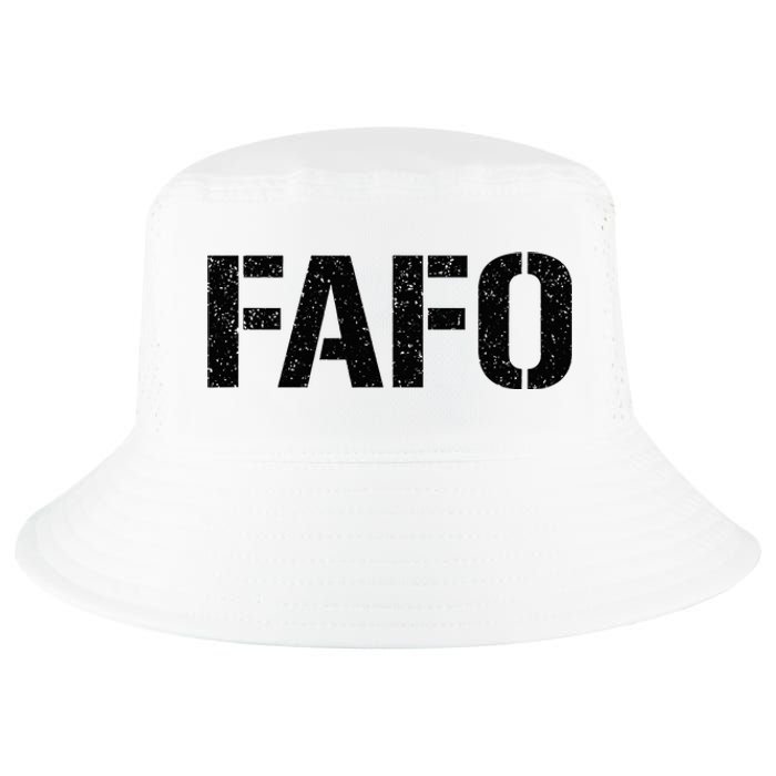 FAFO ACRONYM Cool Comfort Performance Bucket Hat