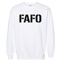 FAFO ACRONYM Garment-Dyed Sweatshirt