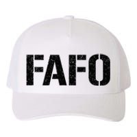 FAFO ACRONYM Yupoong Adult 5-Panel Trucker Hat