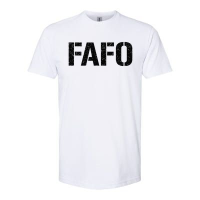 FAFO ACRONYM Softstyle CVC T-Shirt