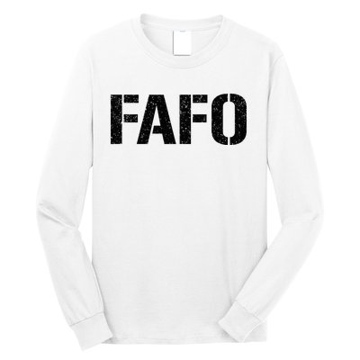 FAFO ACRONYM Long Sleeve Shirt