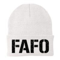 FAFO ACRONYM Knit Cap Winter Beanie