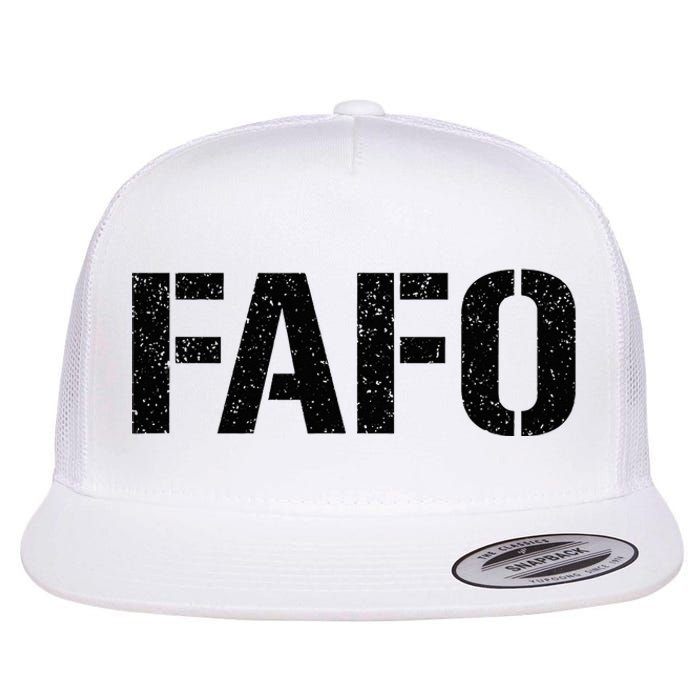 FAFO ACRONYM Flat Bill Trucker Hat