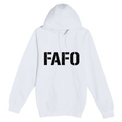 FAFO ACRONYM Premium Pullover Hoodie